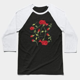 Romantic Roses Baseball T-Shirt